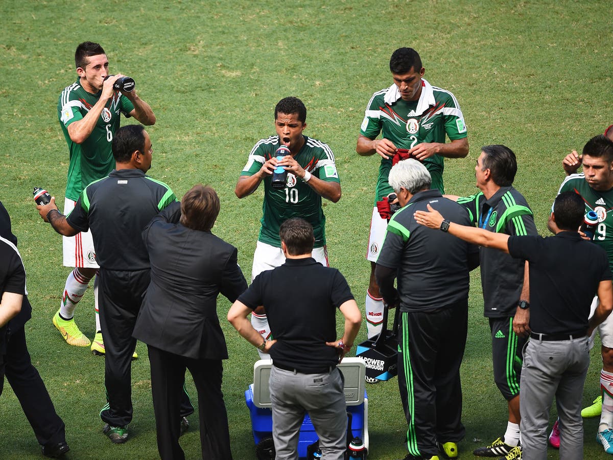 Netherlands vs Mexico World Cup 2014: Players take first official ...