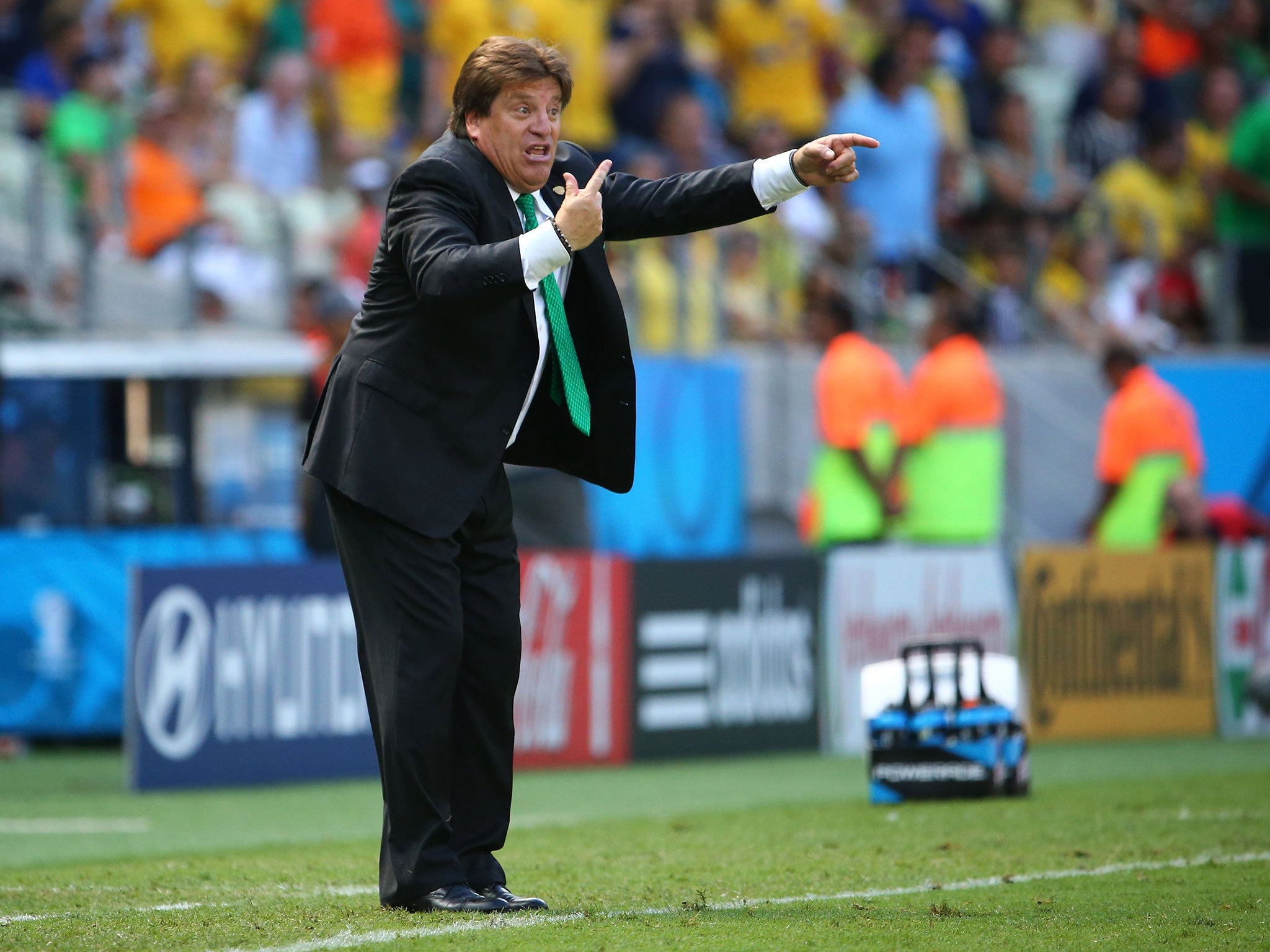 Miguel Herrera was furious with Arjen Robben and Fifa