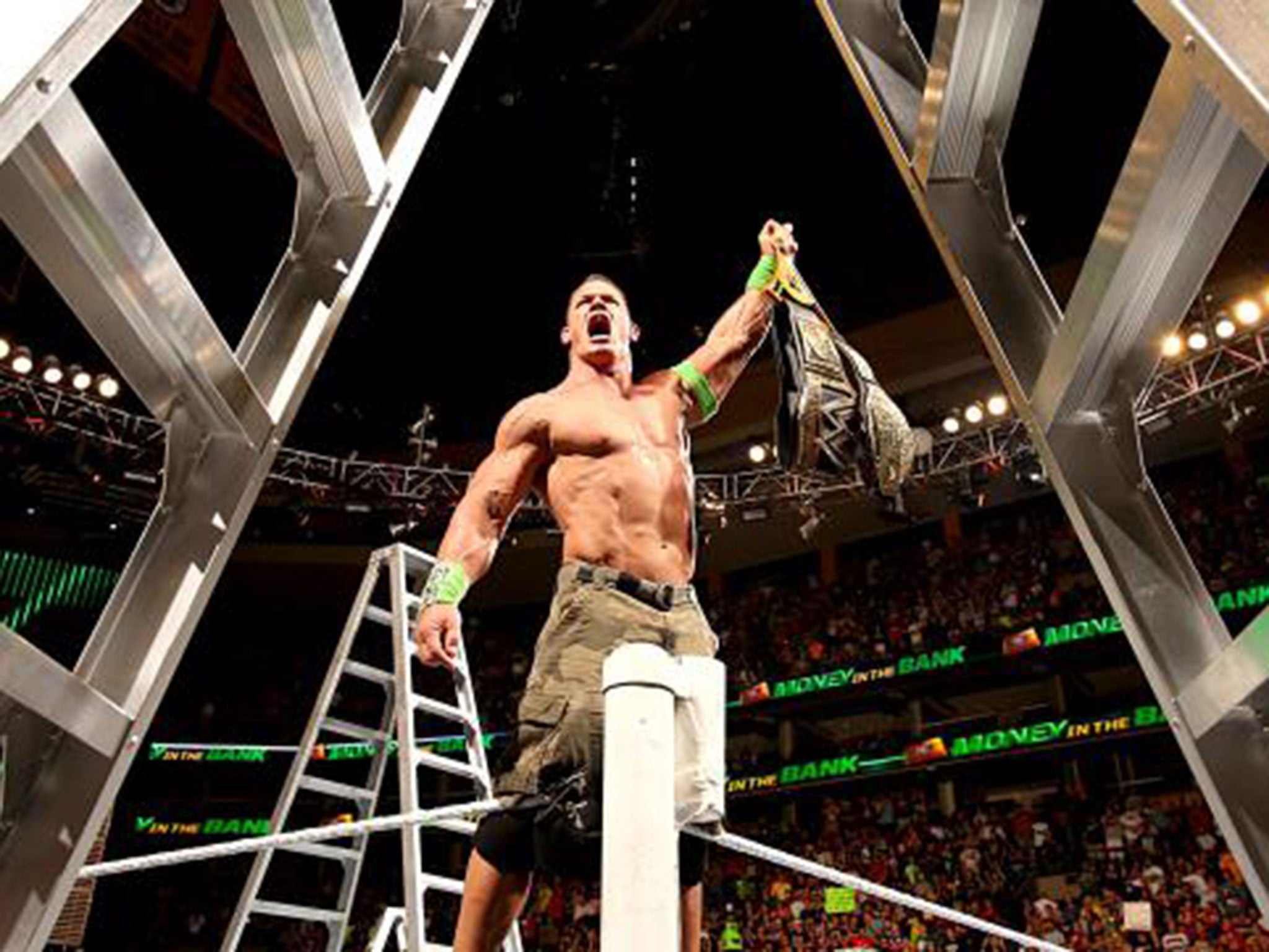 John Cena wins the WWE World Heavyweight Title