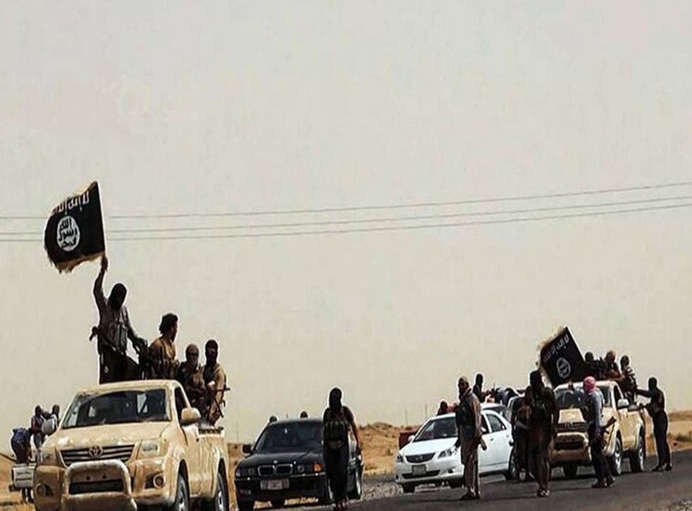 Alleged Isis militants in Salaheddin province