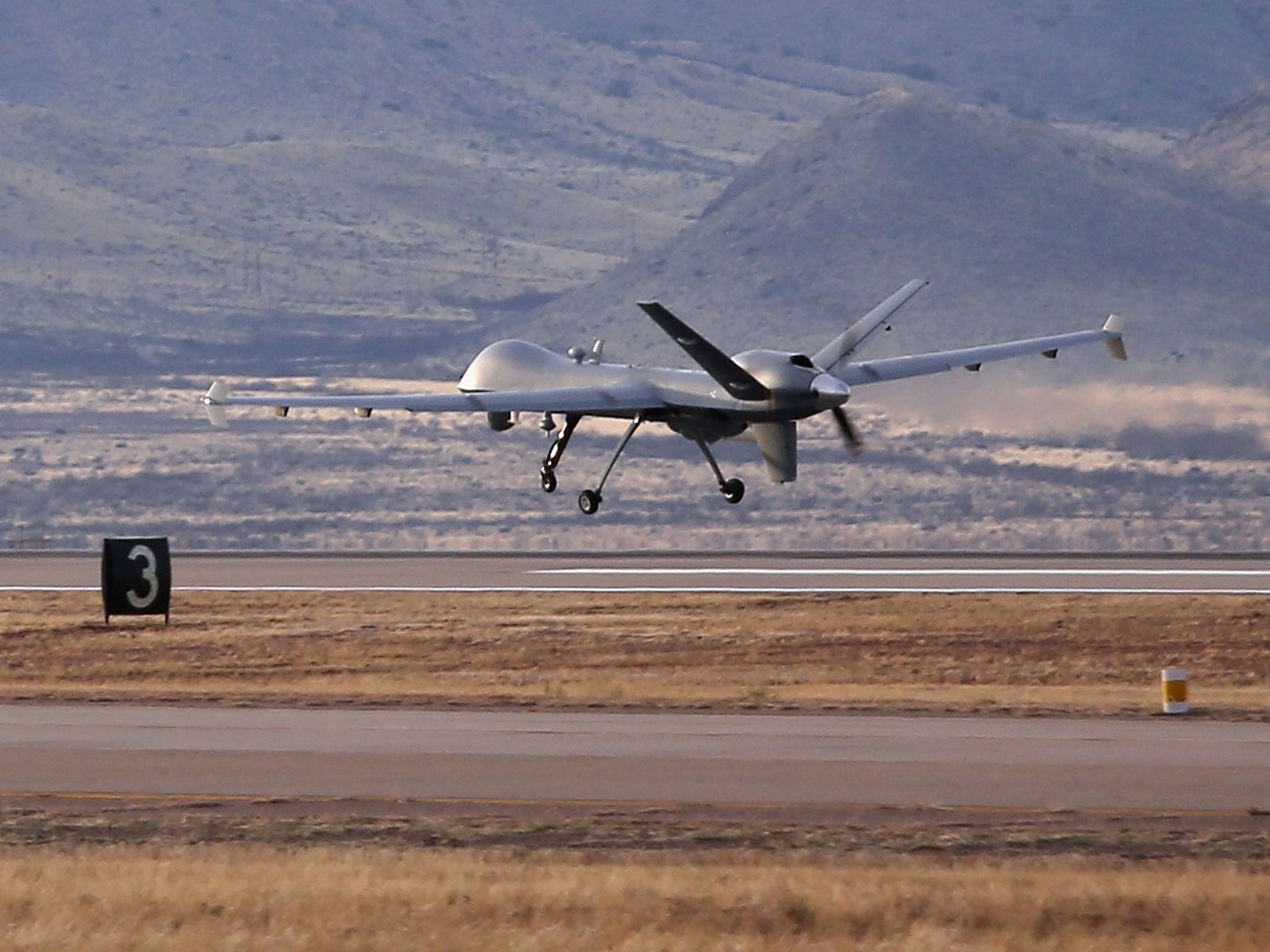 The new activity involves flying between 30 and 35 drone flights daily, some of them armed with air-to-surface missiles