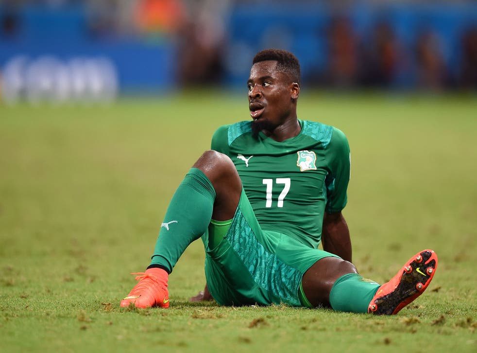 Serge Aurier, who impressed for Ivory Coast at the World Cup, looks set to join PSG