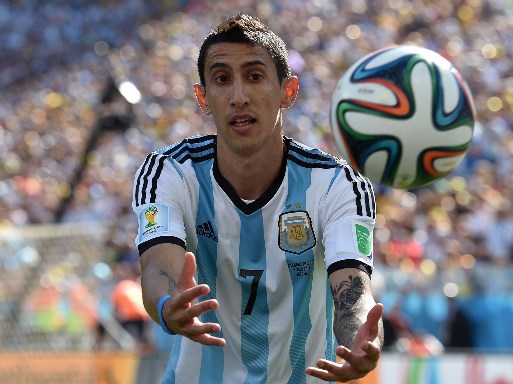 Angel di Maria will not start for Argentina