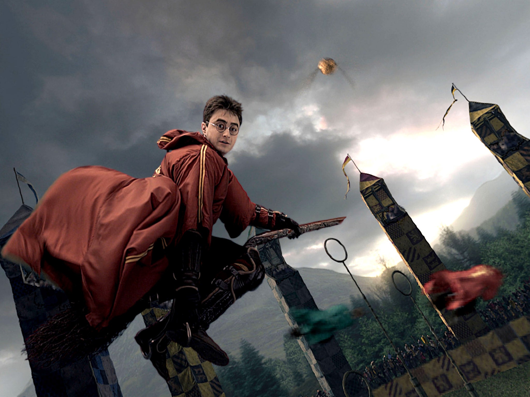 Quidditch as seen in the Harry Potter movies