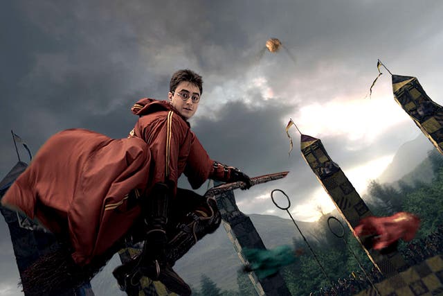 Quidditch as seen in the Harry Potter movies