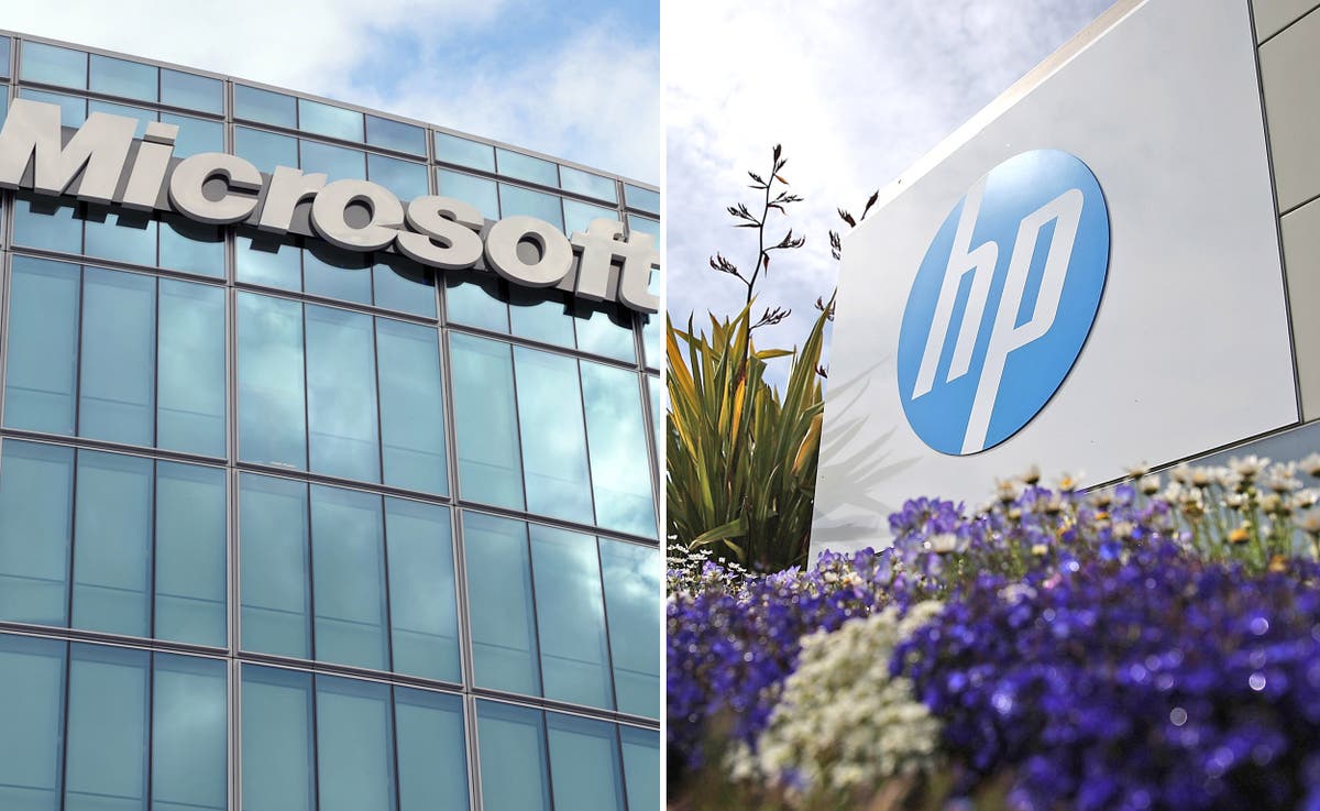 Microsoft and Hewlett Packard The IT giants who fear losing the Government’s favour The