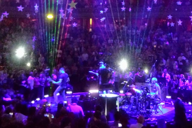 Coldplay perform at the Royal Albert Hall