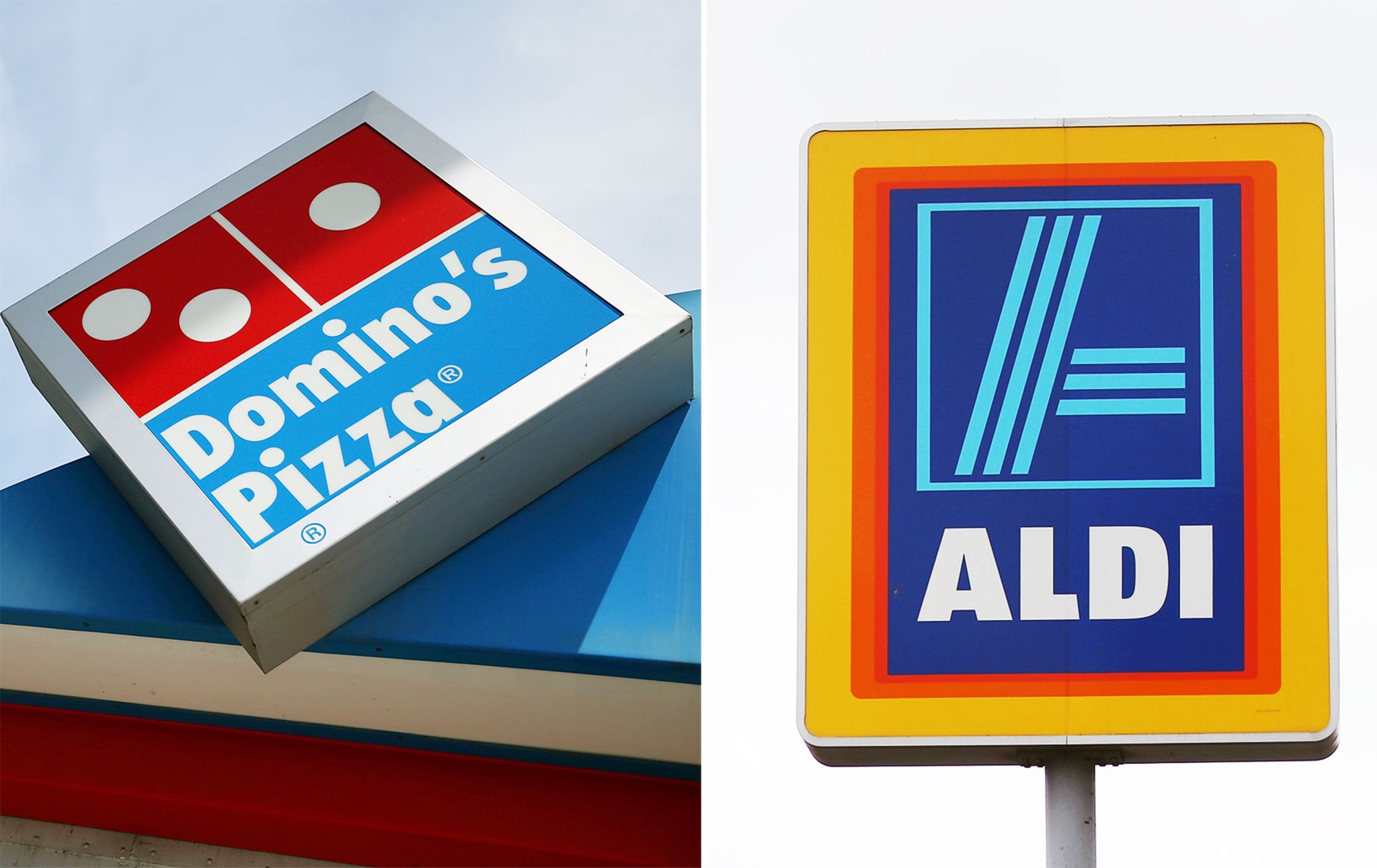The Domino’s Pizza chain has defended its food standards staff were caught purchasing bags of 59p wedges from Aldi to sell in one of their branches for £3.49 per portion.