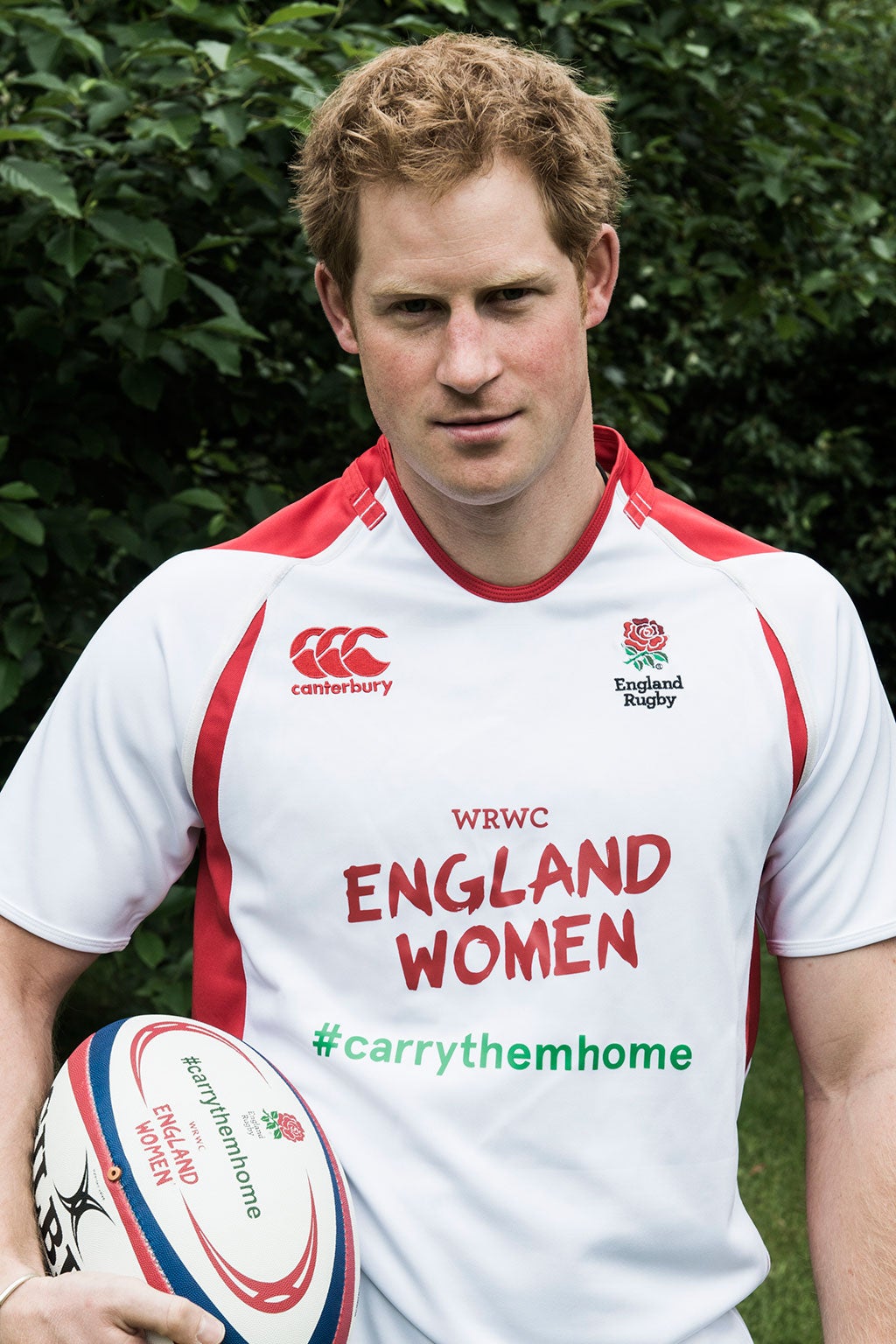 Prince Harry is supporting the England Women's side for the Women's Rugby World Cup