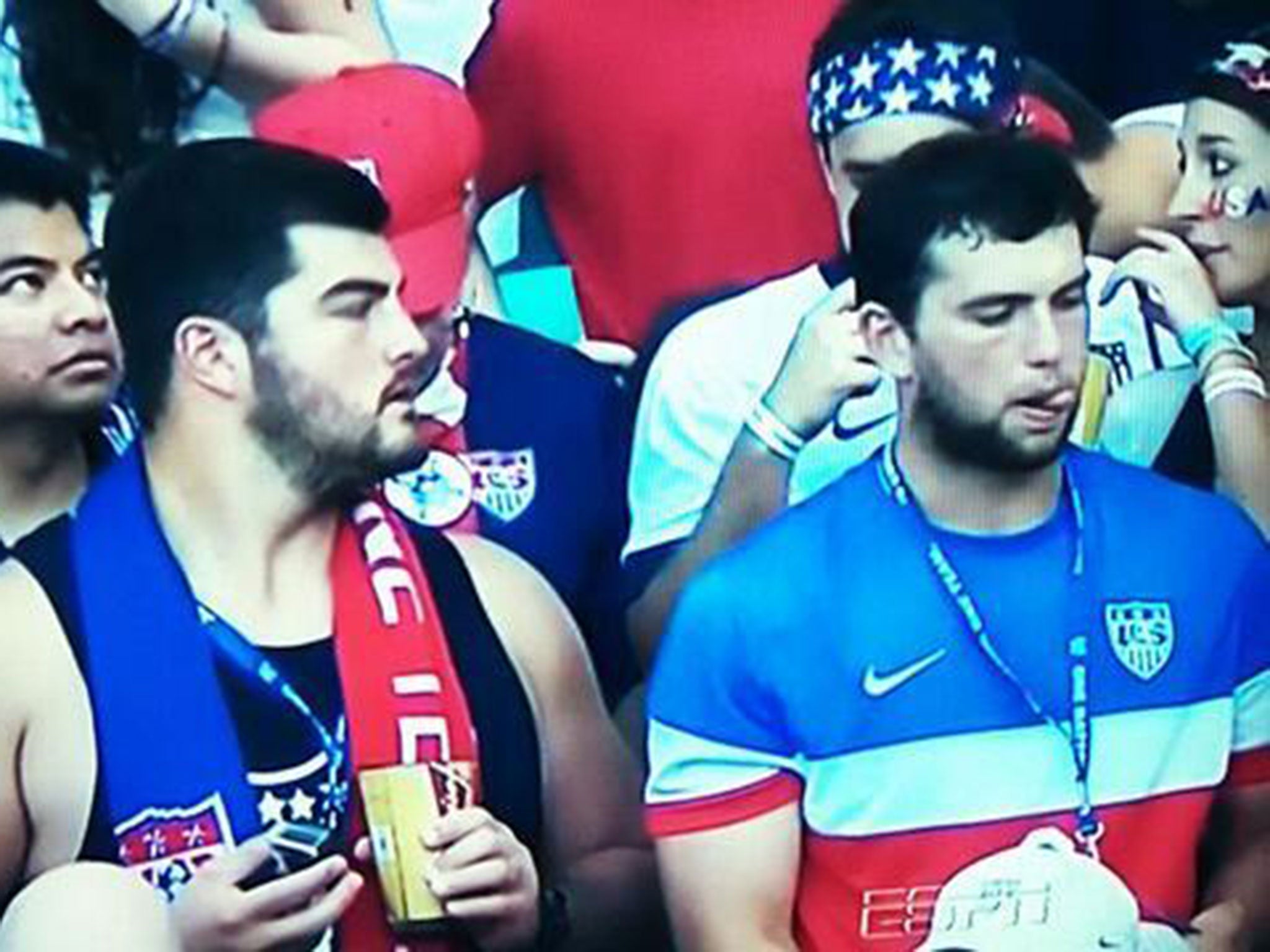 Andrew Luck spotted in Salvador watching USA v Belgium