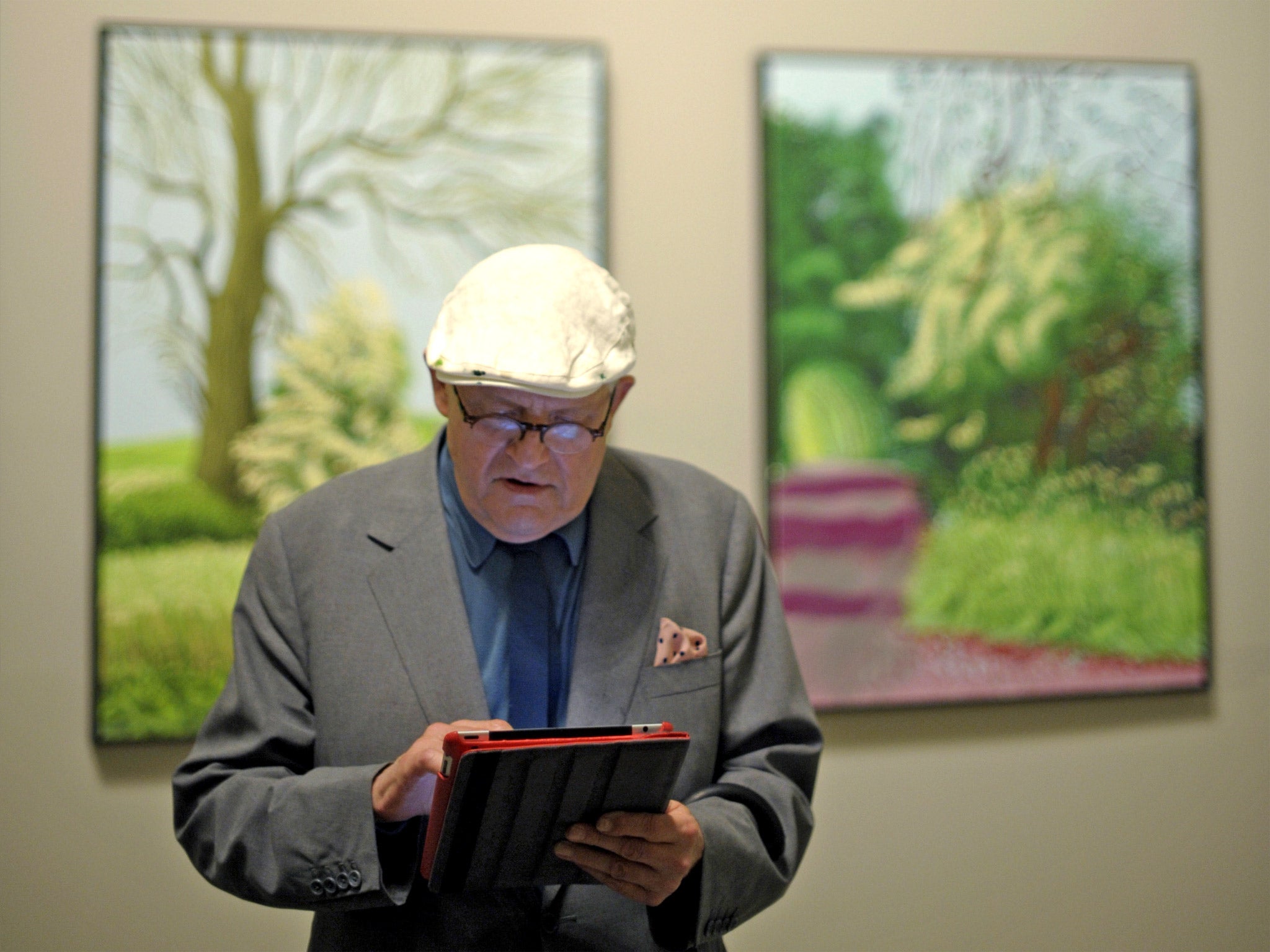 David Hockney has used an iPad to draw for ‘The New Yorker’ magazine