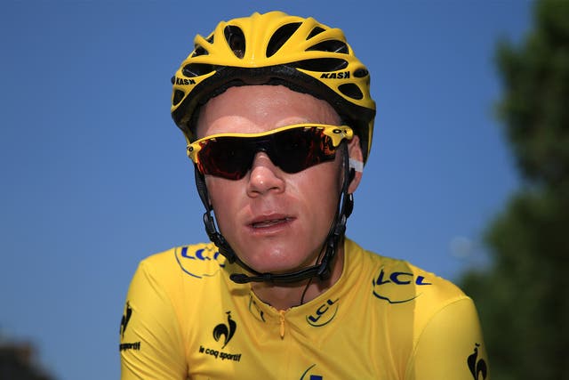 Chris Froome, Team Sky’s leader, says he has recovered from a fall last month 