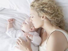 Co-sleeping with your baby can increase the risk of sudden infant death syndrome