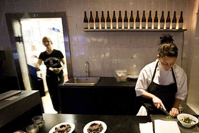 Scale economy: Copenhagen's Fiskebar specialises in seafood