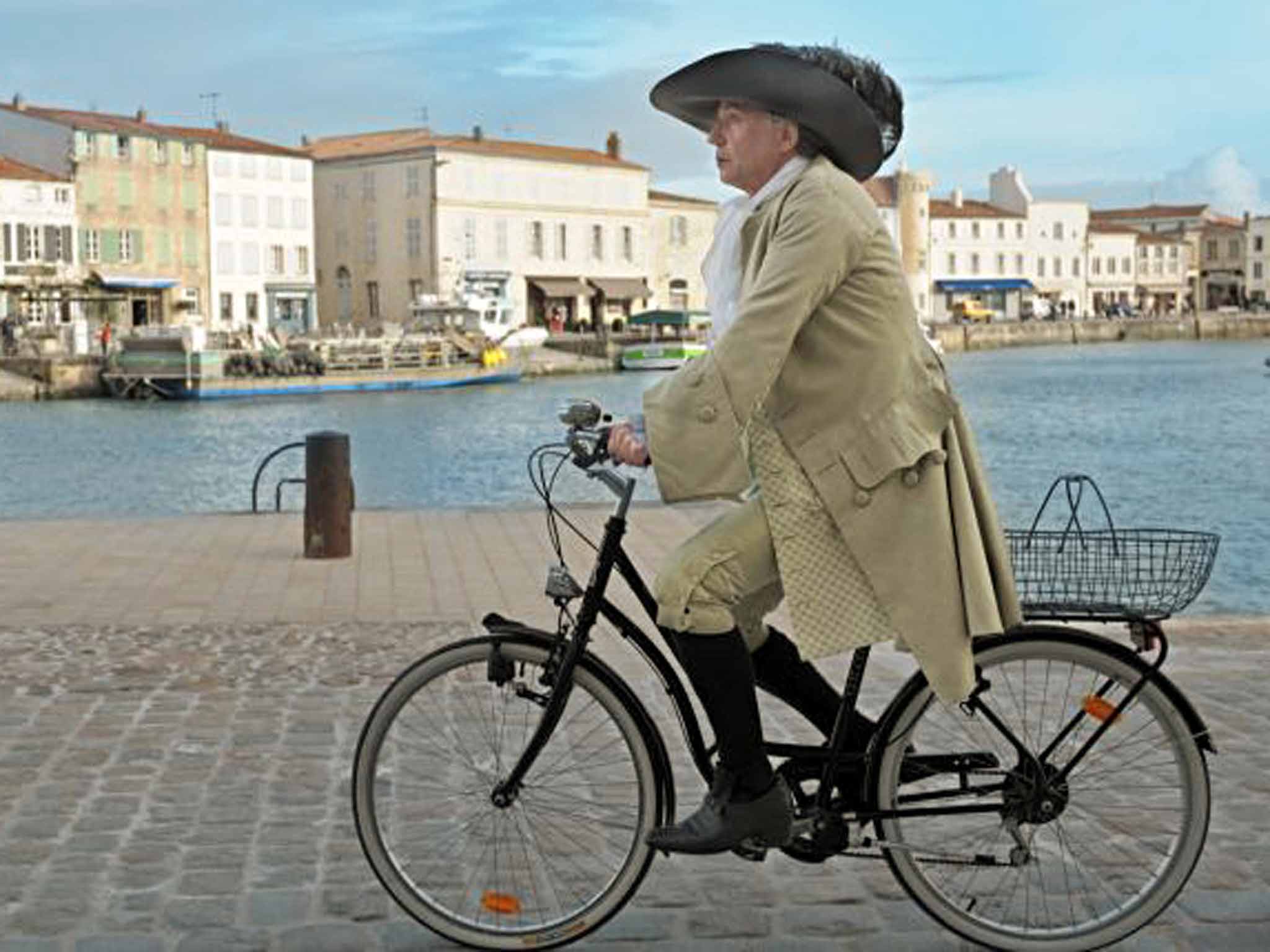Pedal power: Fabrice Luchini in 'Cycling with Molière'