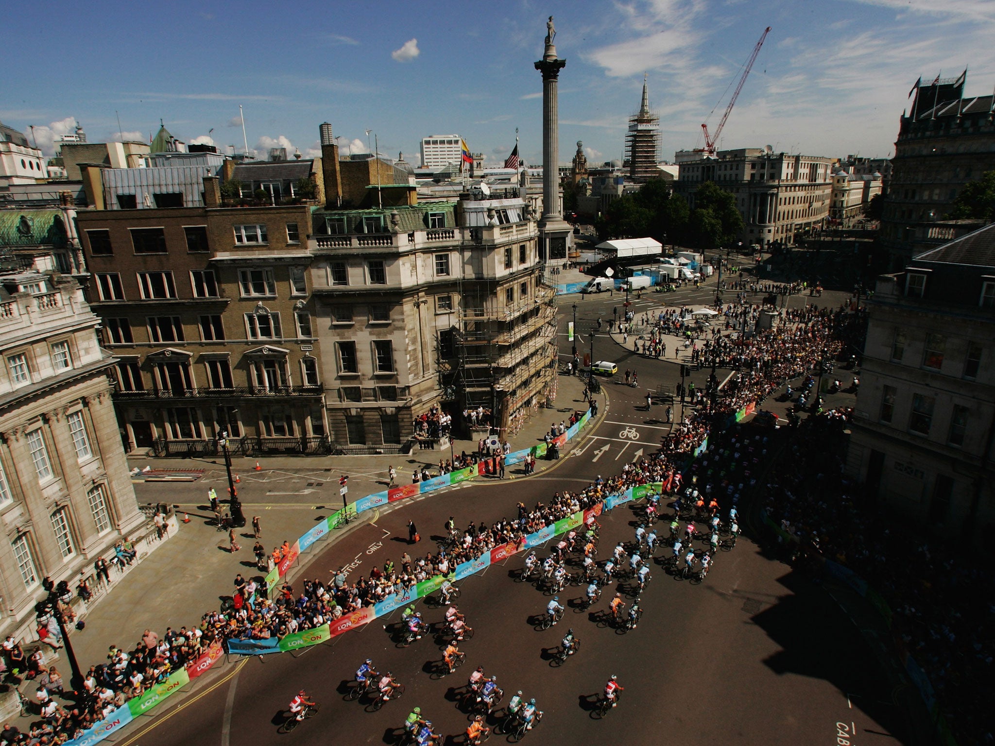 The Mall awaits the finish to Stage 3 - the last time the Tour came to London in 2007