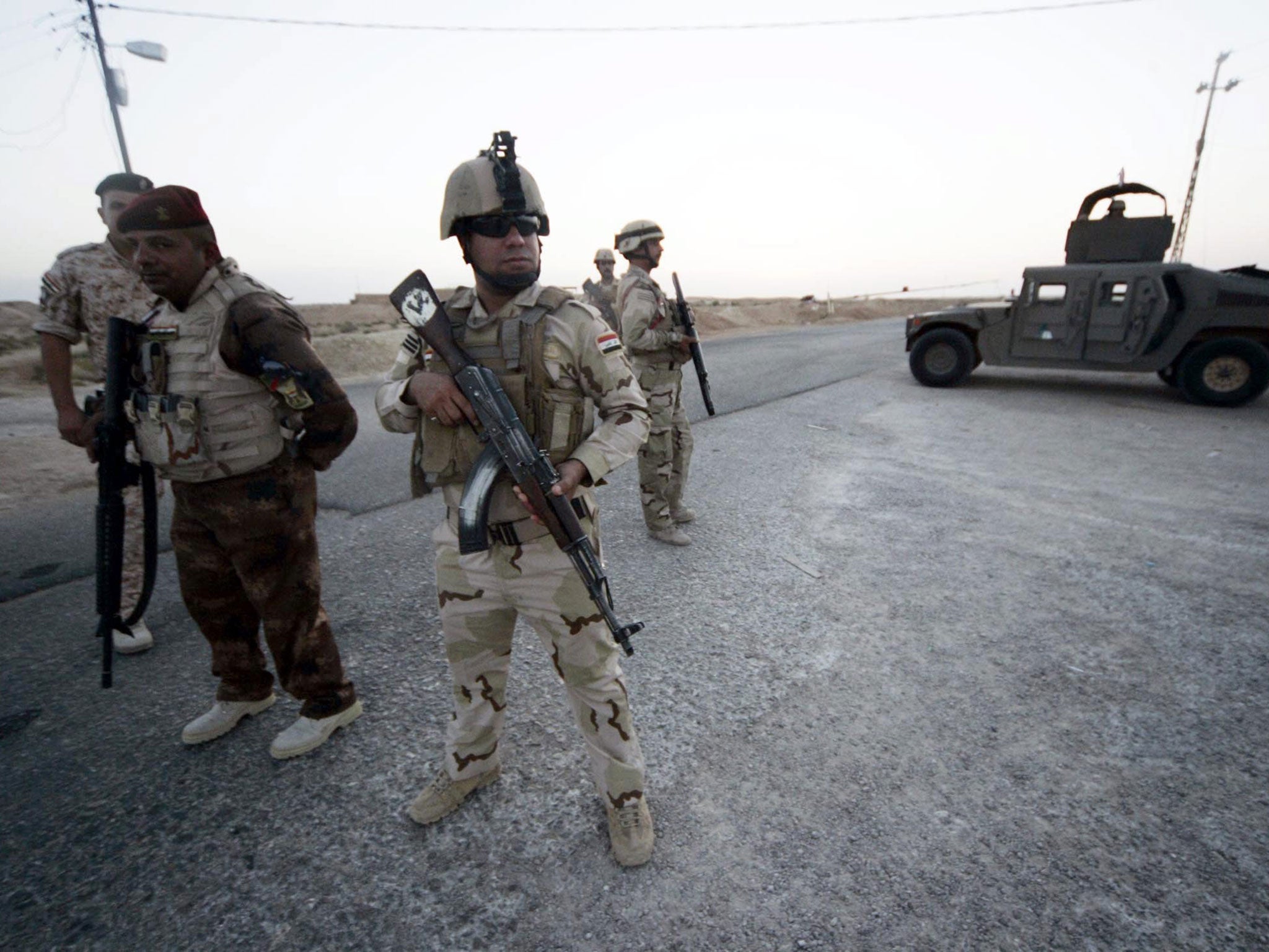 There have been claims that Iraqi soldiers have abandoned their positions along the border with Saudi Arabia