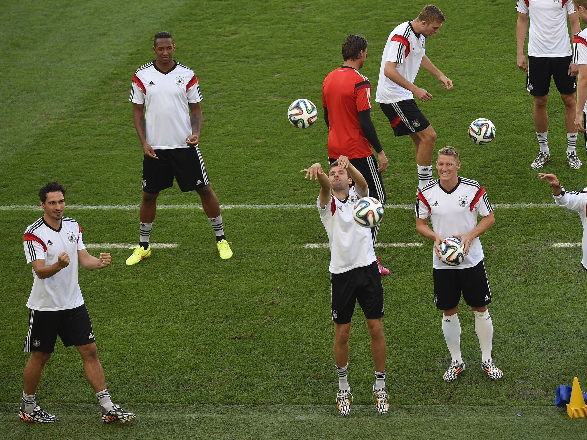The German players who were ill have recovered and will be ready for the quarter-final against France