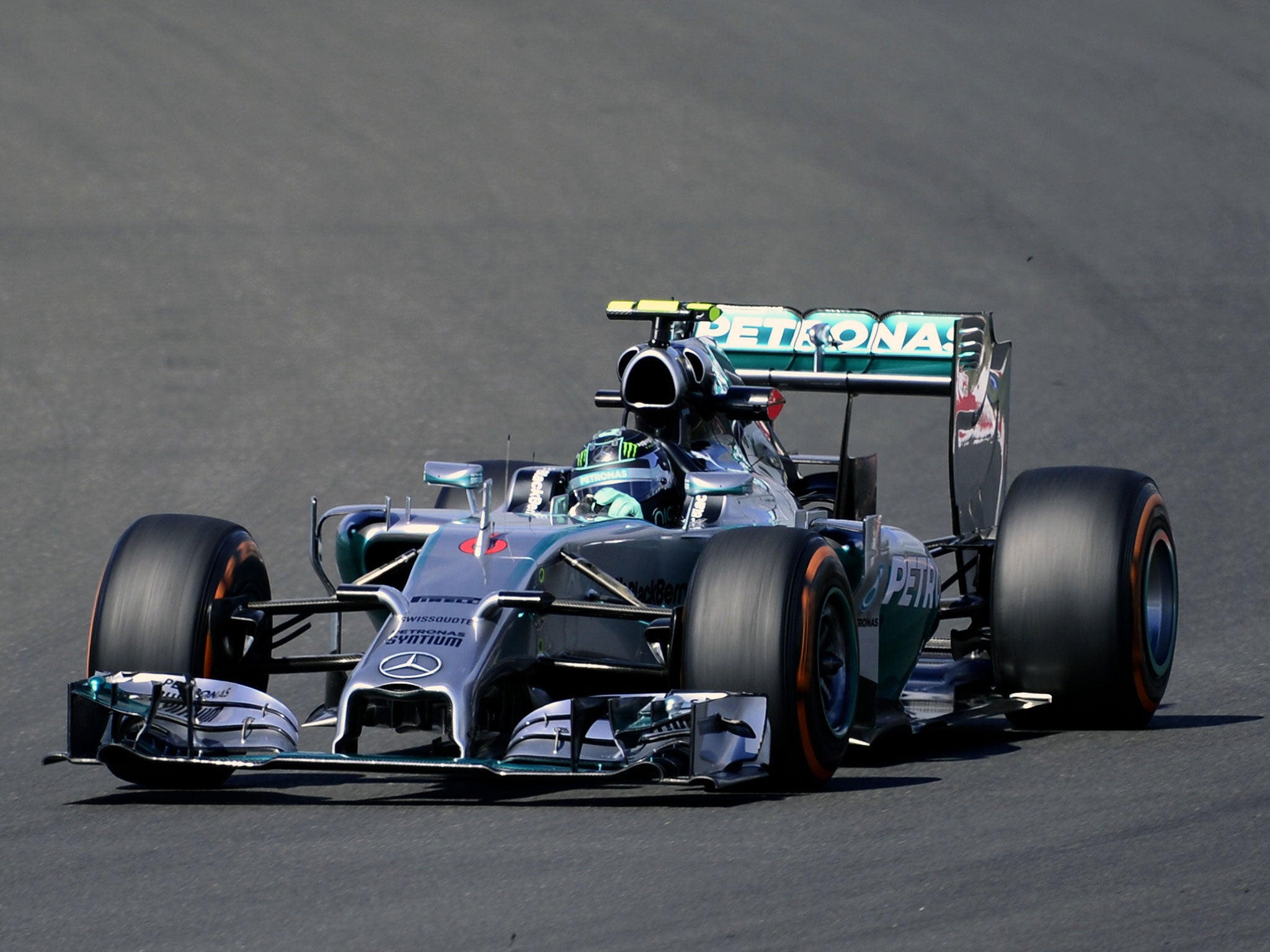 World Championship leader Nico Rosberg was the fastest in practice