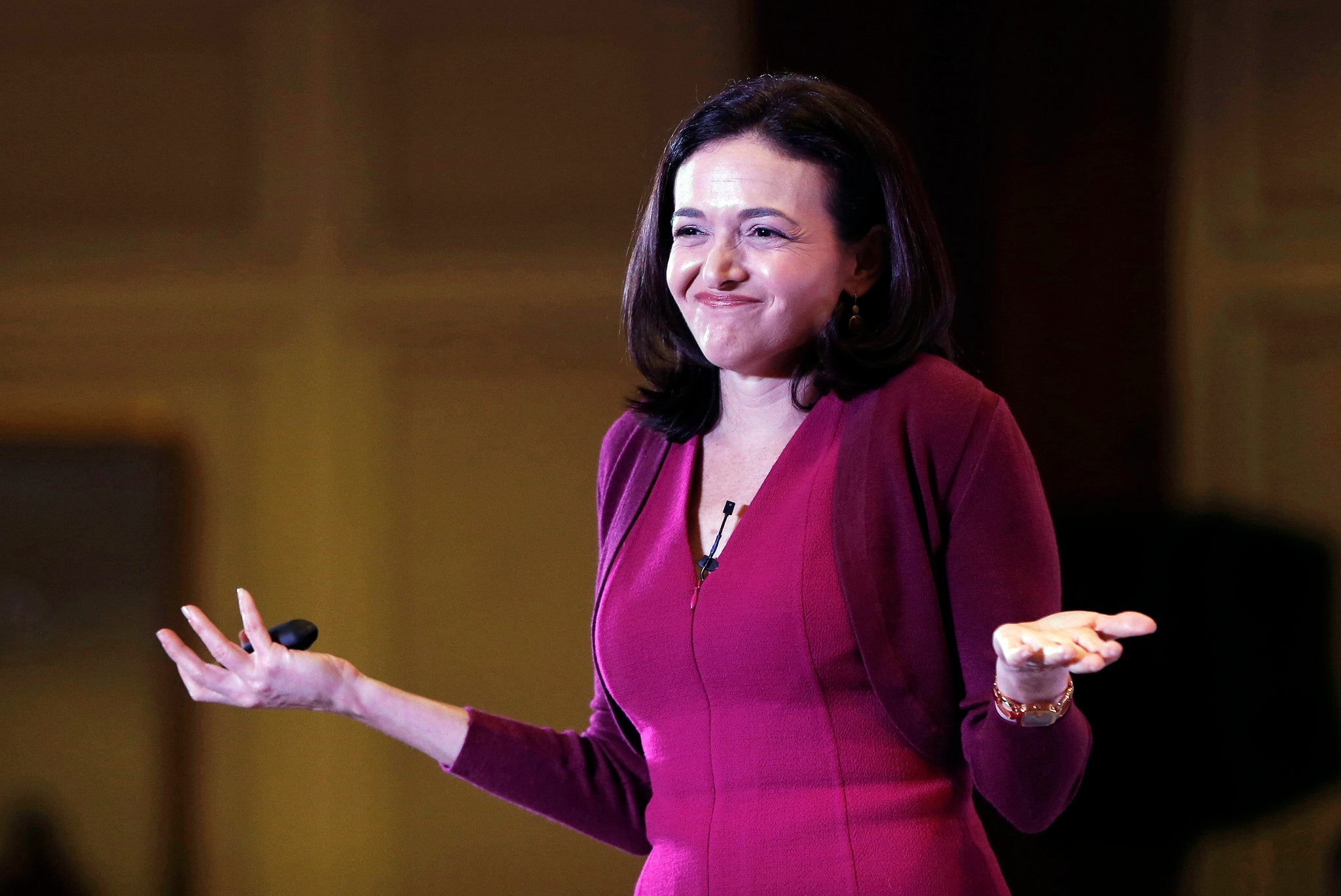 Sheryl Sandberg: sorry we're not sorry.