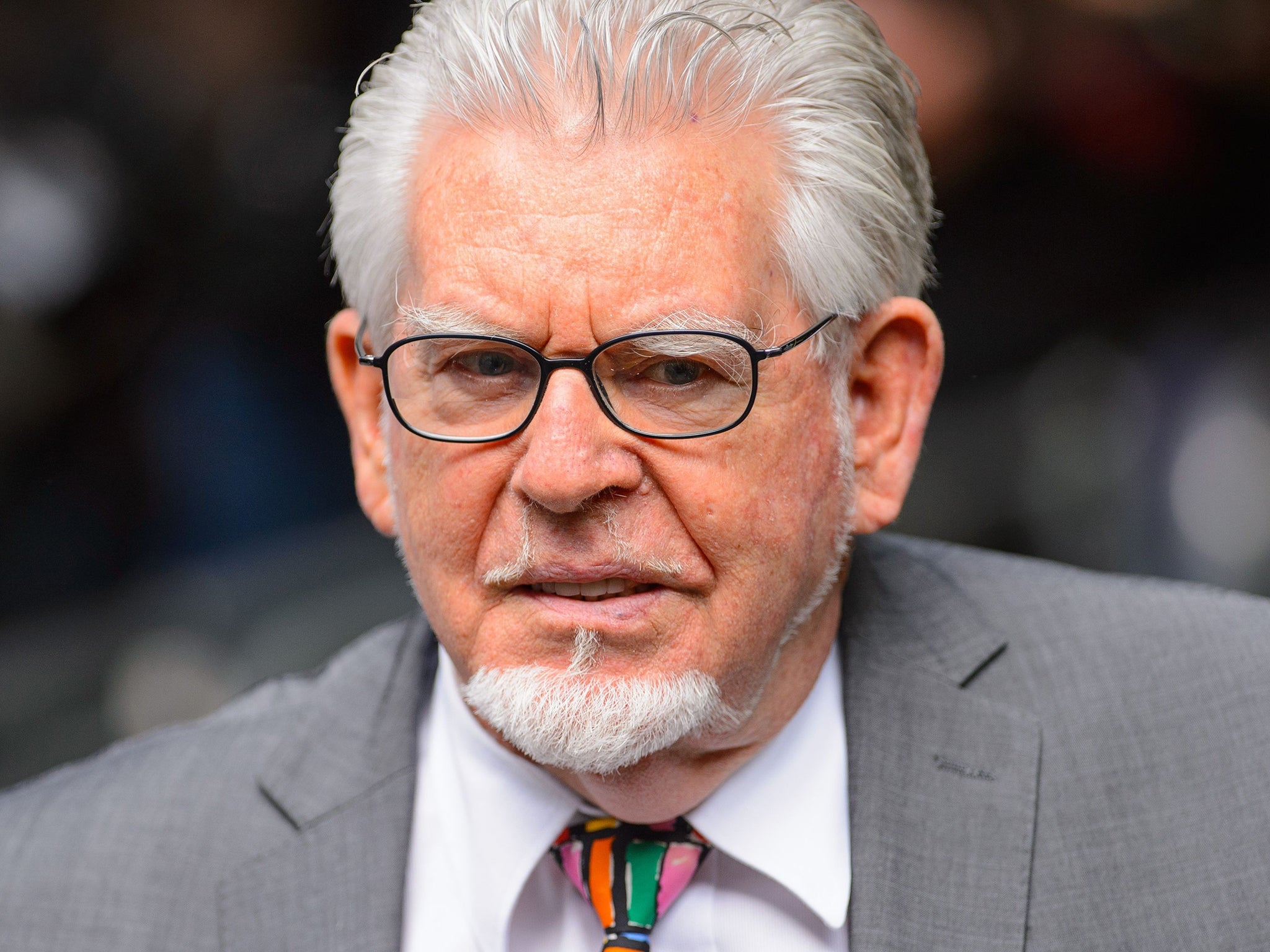 Rolf Harris arrives at Southwark Crown Court before he was sentenced for a string of indecent assaults