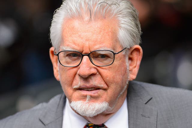Rolf Harris arrives at Southwark Crown Court before he was sentenced for a string of indecent assaults 