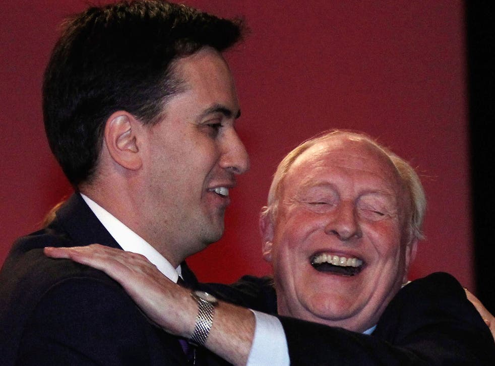 Neil Kinnock welcomed Ed Miliband as Labour leader