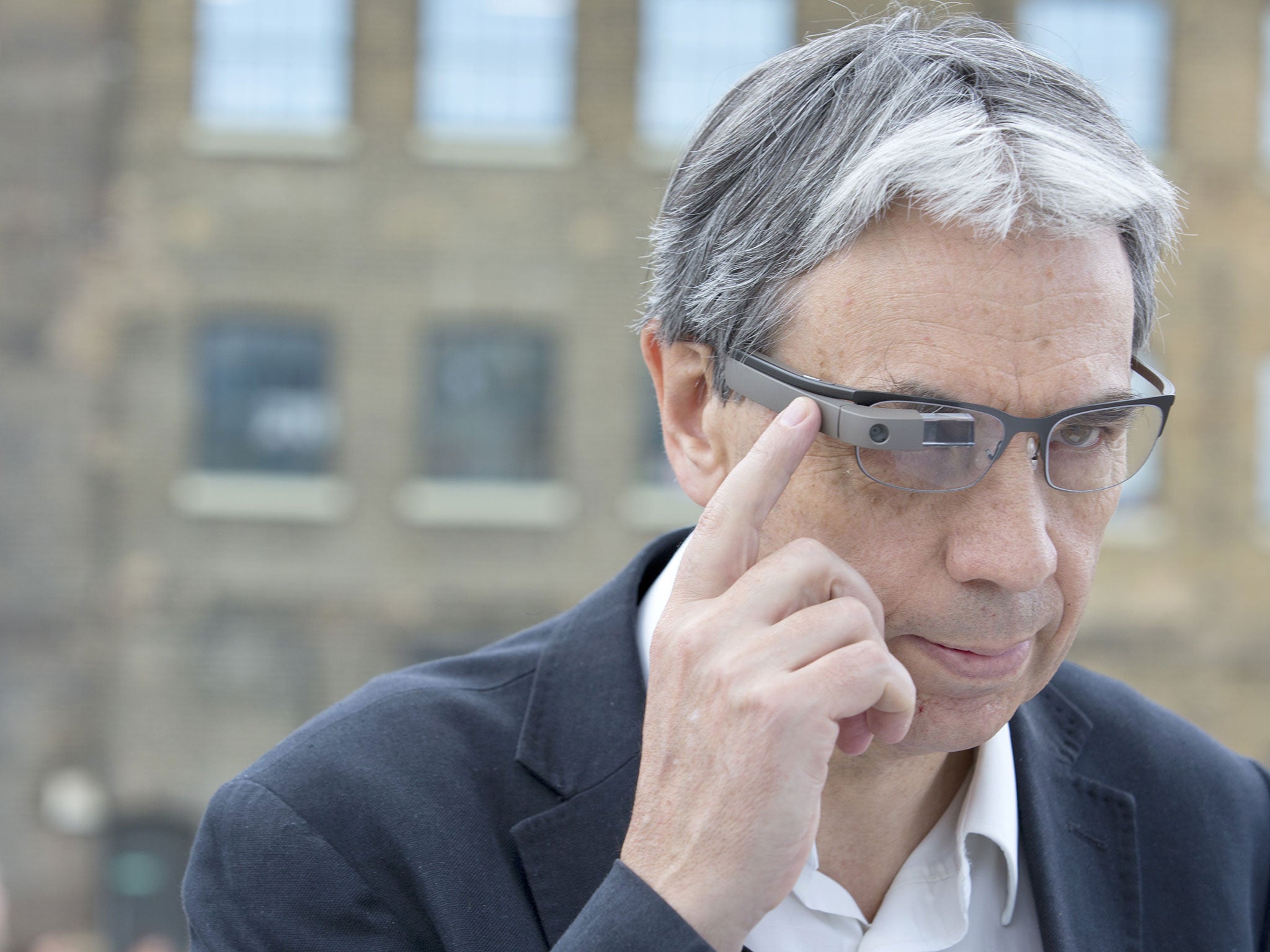 Boyd Tonkin, senior writer and columnist for The Independent, tries out Google Glass