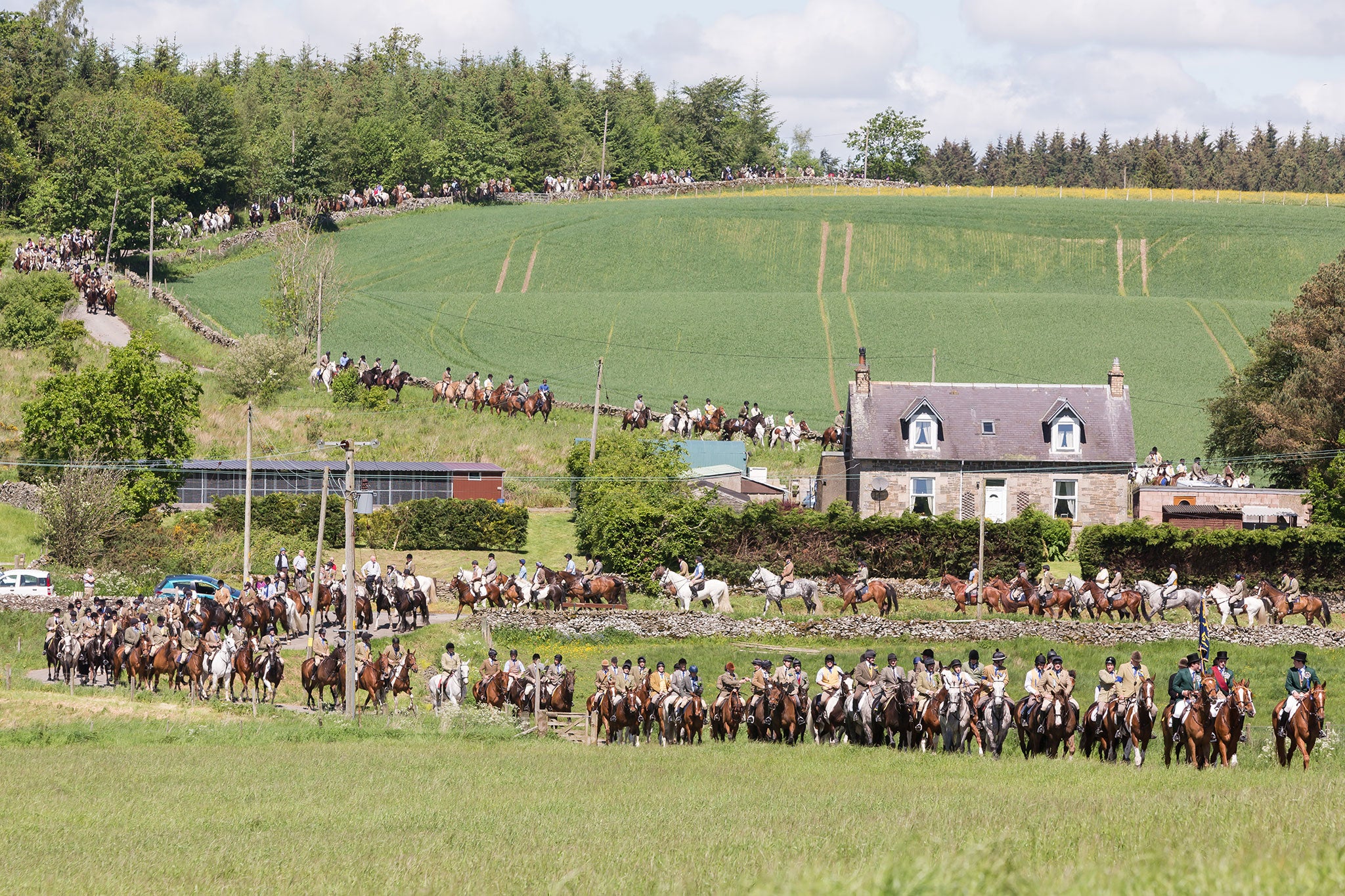 More than 400 riders took part in the 500th Hawick event this year