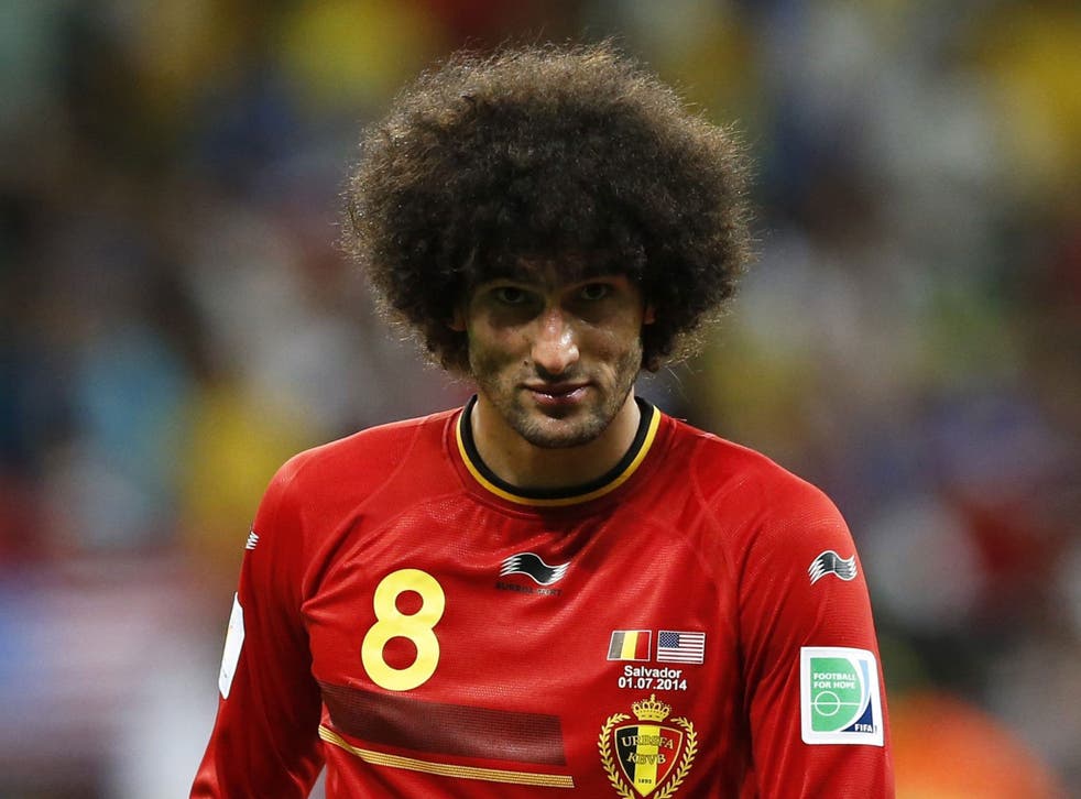 Marouane Fellaini has put his bad Old Trafford experience behind him at the  World Cup