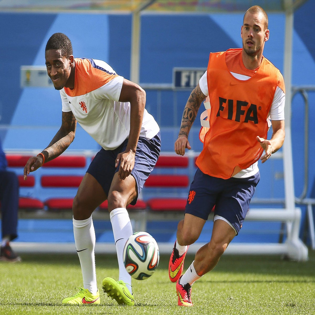 Salvador de Bahia, Brasil. 13th June, 2014. Wesley Sneijder (NED