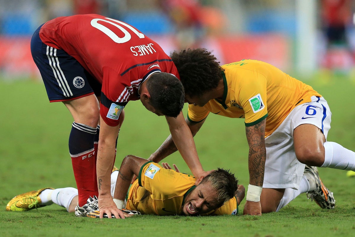 Neymar out of World Cup 2014: Juan Camilo Zuniga - 'I did not ...