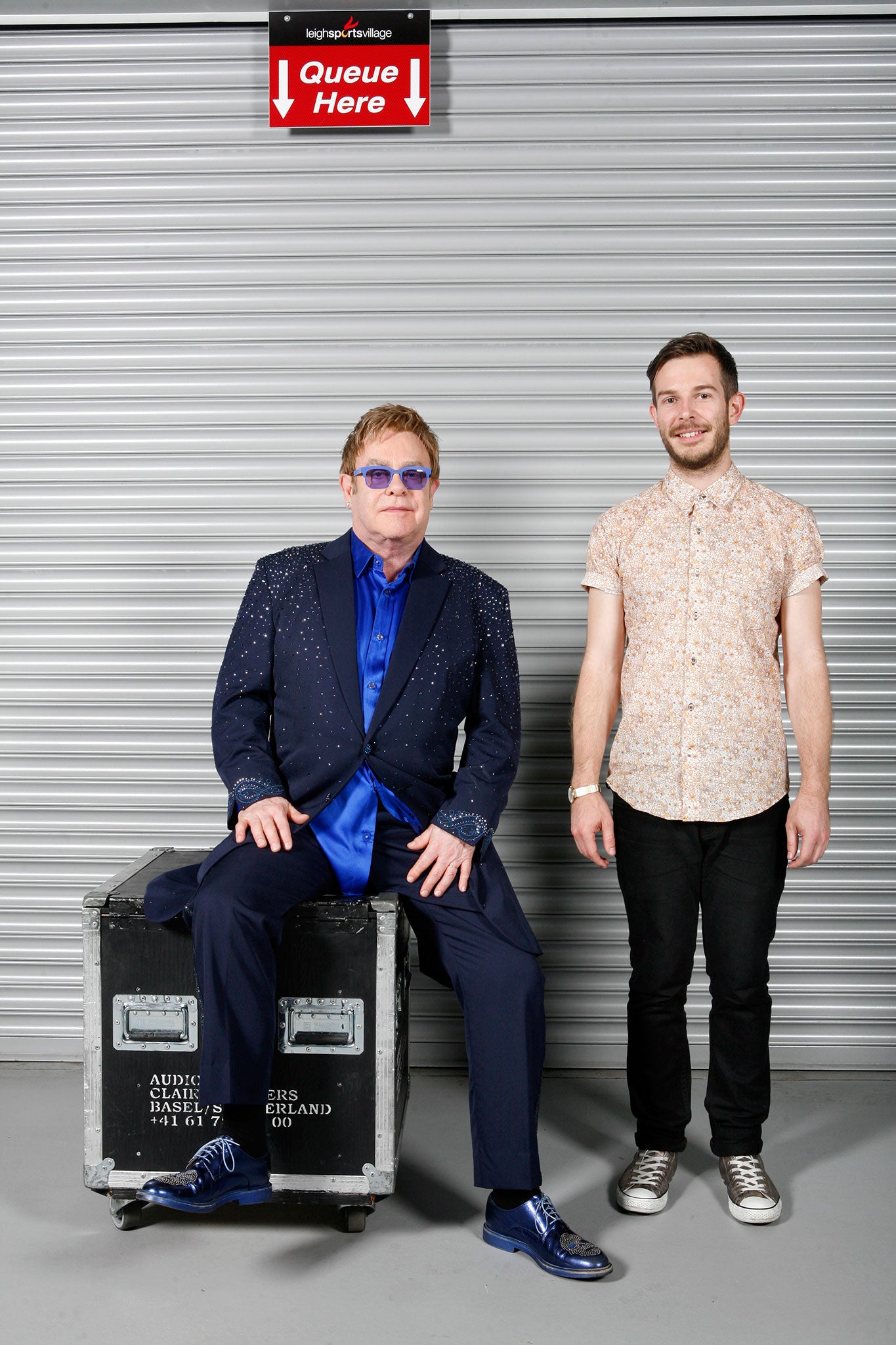 Elton John says of Thomas: 'He's a real character, a snappy dresser and is not afraid to send me up'