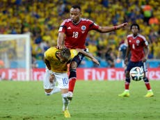 Zuniga defends challenge on Neymar