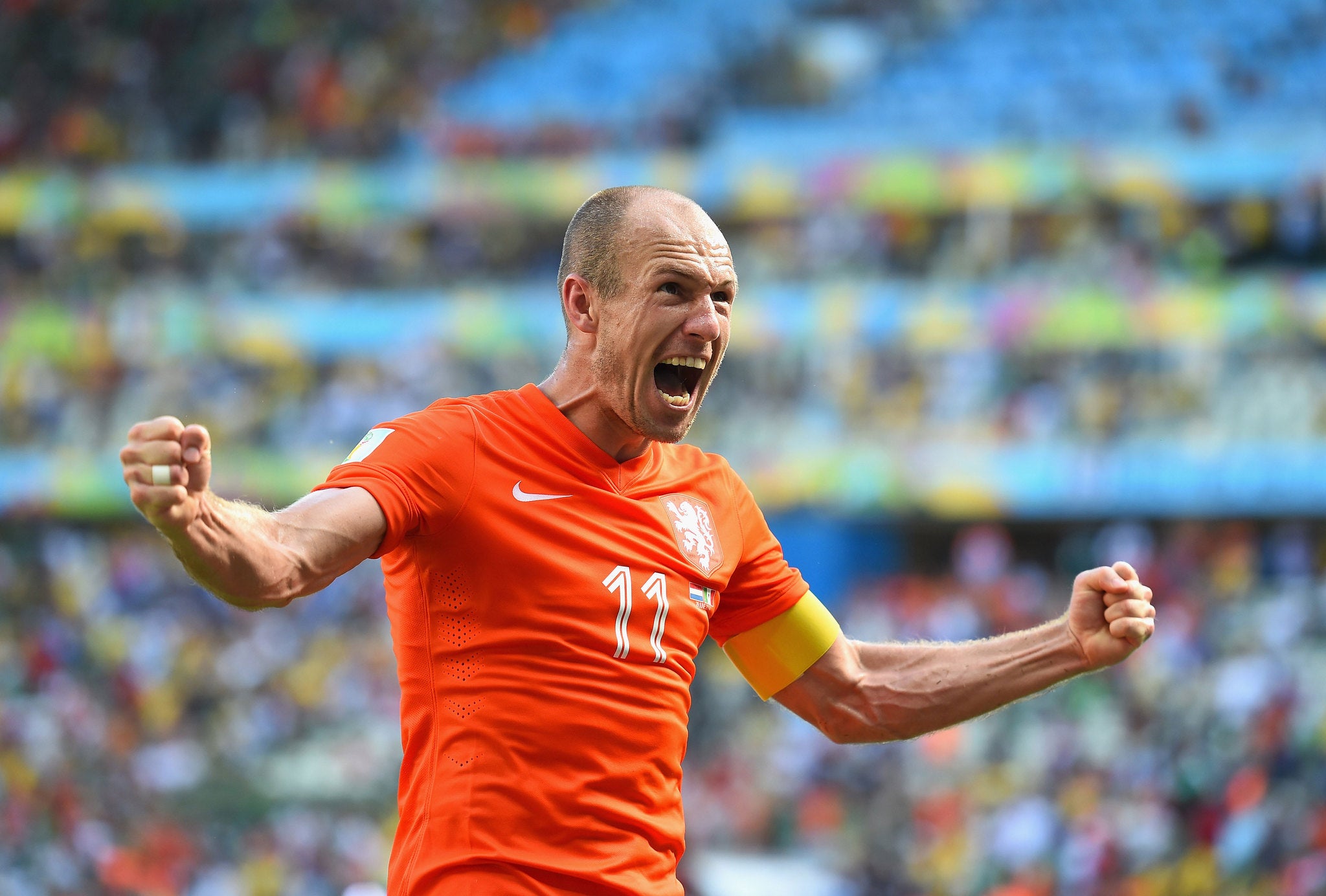 Arjen Robben was the star once again in the World Cup quarter-final clash with Costa Rica