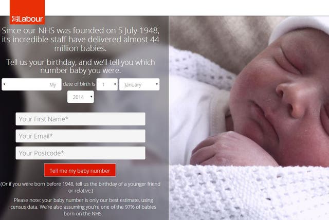 Labour launches clever tool to find out your NHS baby number and