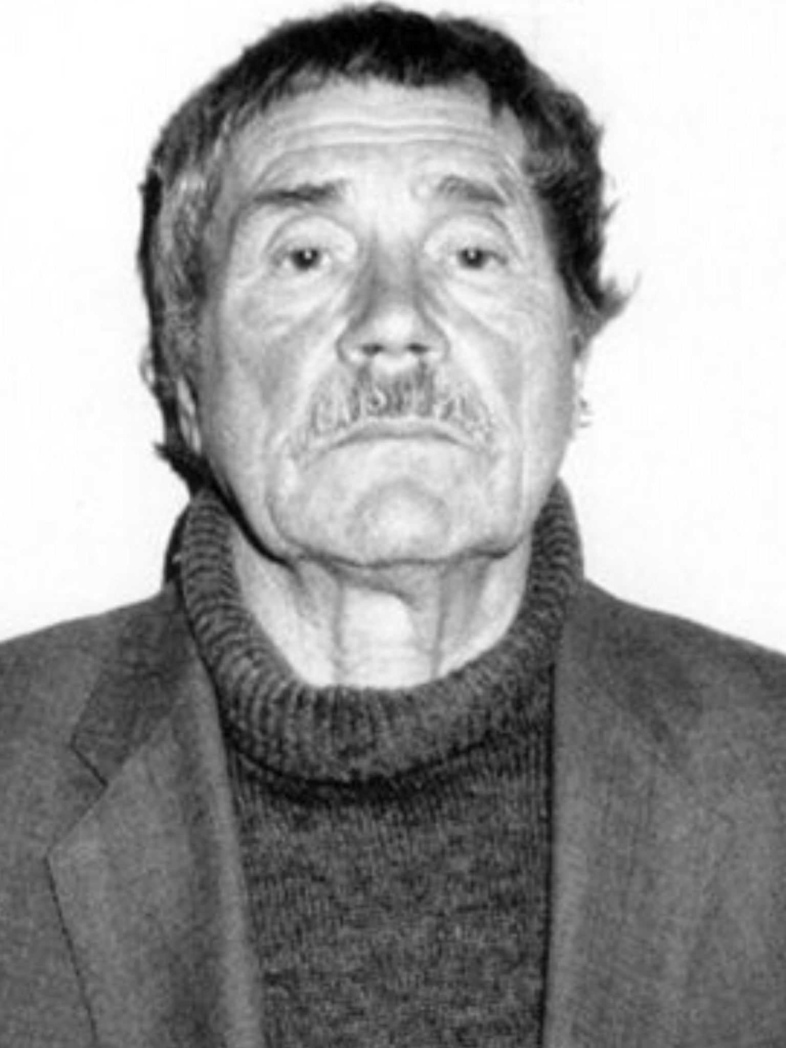 The former KGB officer Vasili Mitrokhin as he looked the day he defected to the West