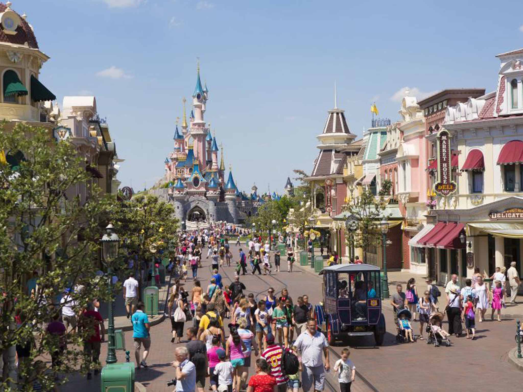 The park's Main Street USA