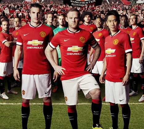 The new Manchester United shirt is unveiled