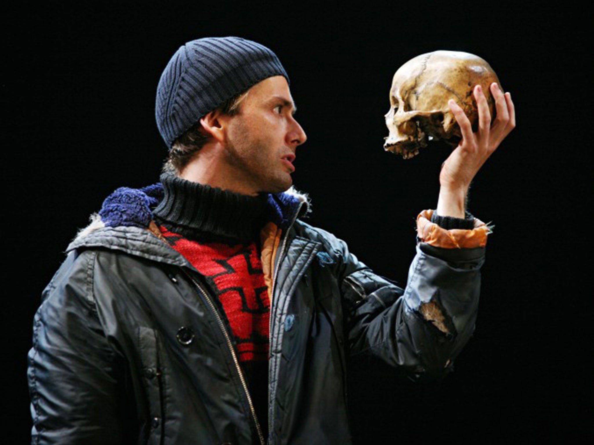 David Tennant as Hamlet.