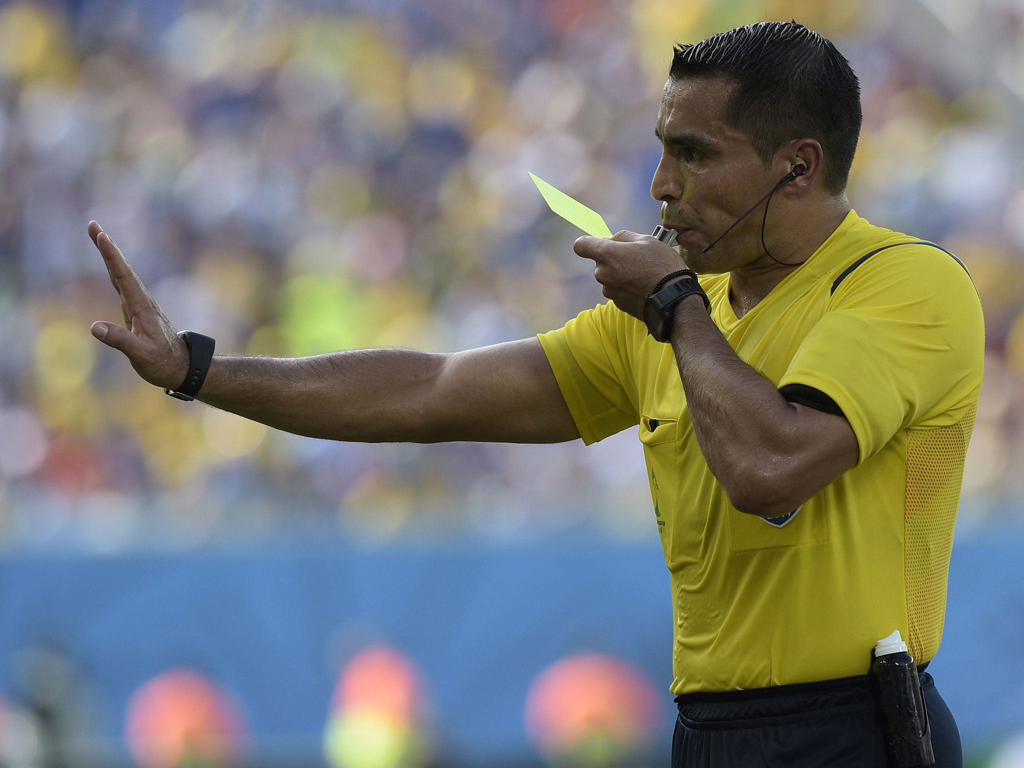 Mexican referee Marco Rodriguez has been warned by the Germany coach to 'clamp down' on the kind of fouling seen in the Brazil-Colombia quarter-final tie