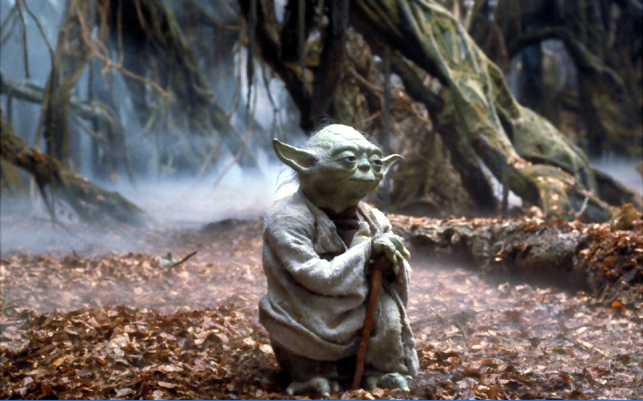 Yoda in the Dagobah system (Picture: Lucasfilm)