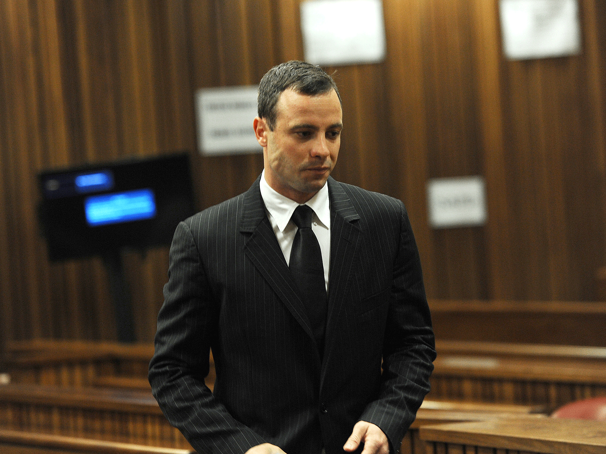 Oscar Pistorius stands accused of the murder of his girlfriend, Reeva Steenkamp