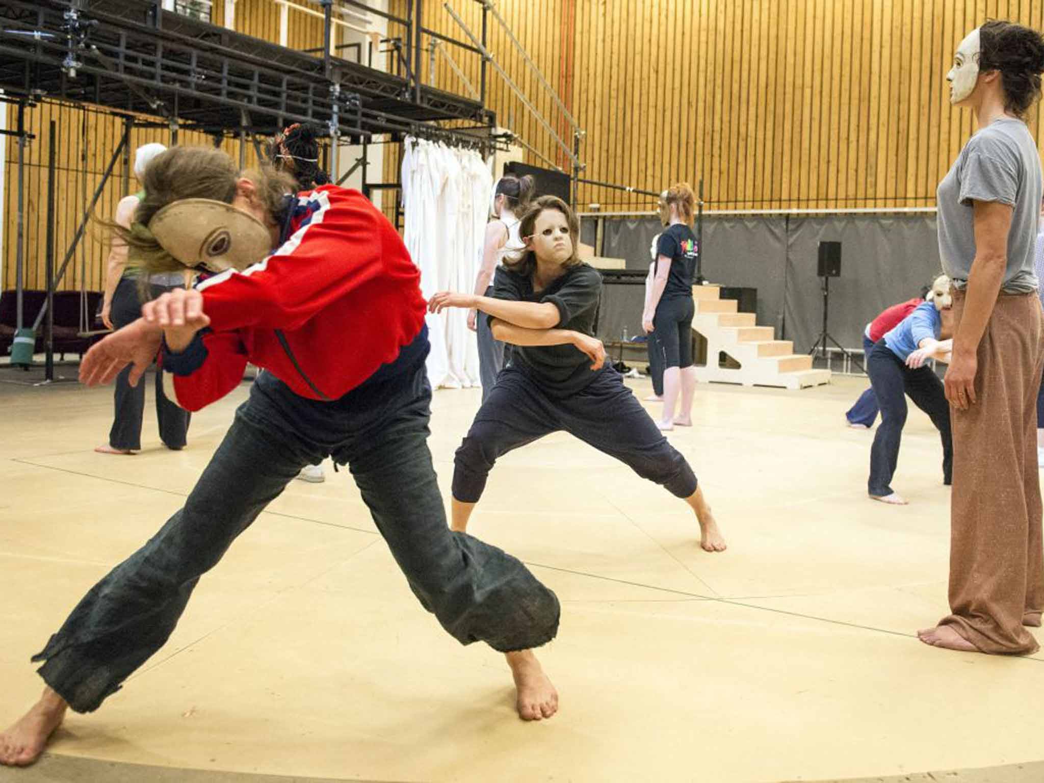 Dance of death: rehearsals for 'Medea'