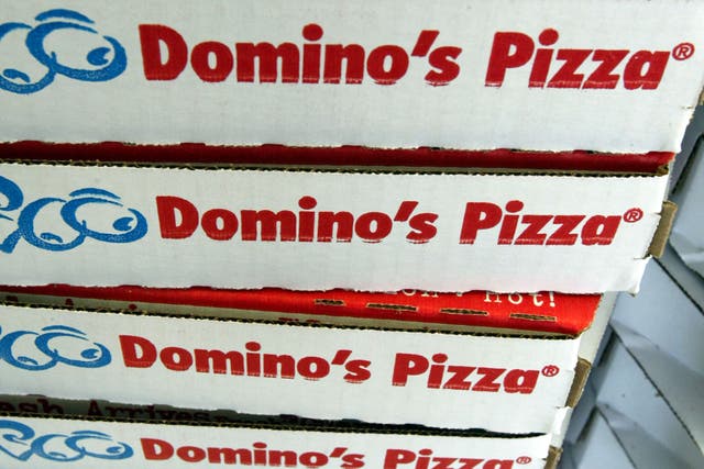 Three quarters of Domino's Pizza deliveries are now booked online, with half of those coming from mobile phone apps.