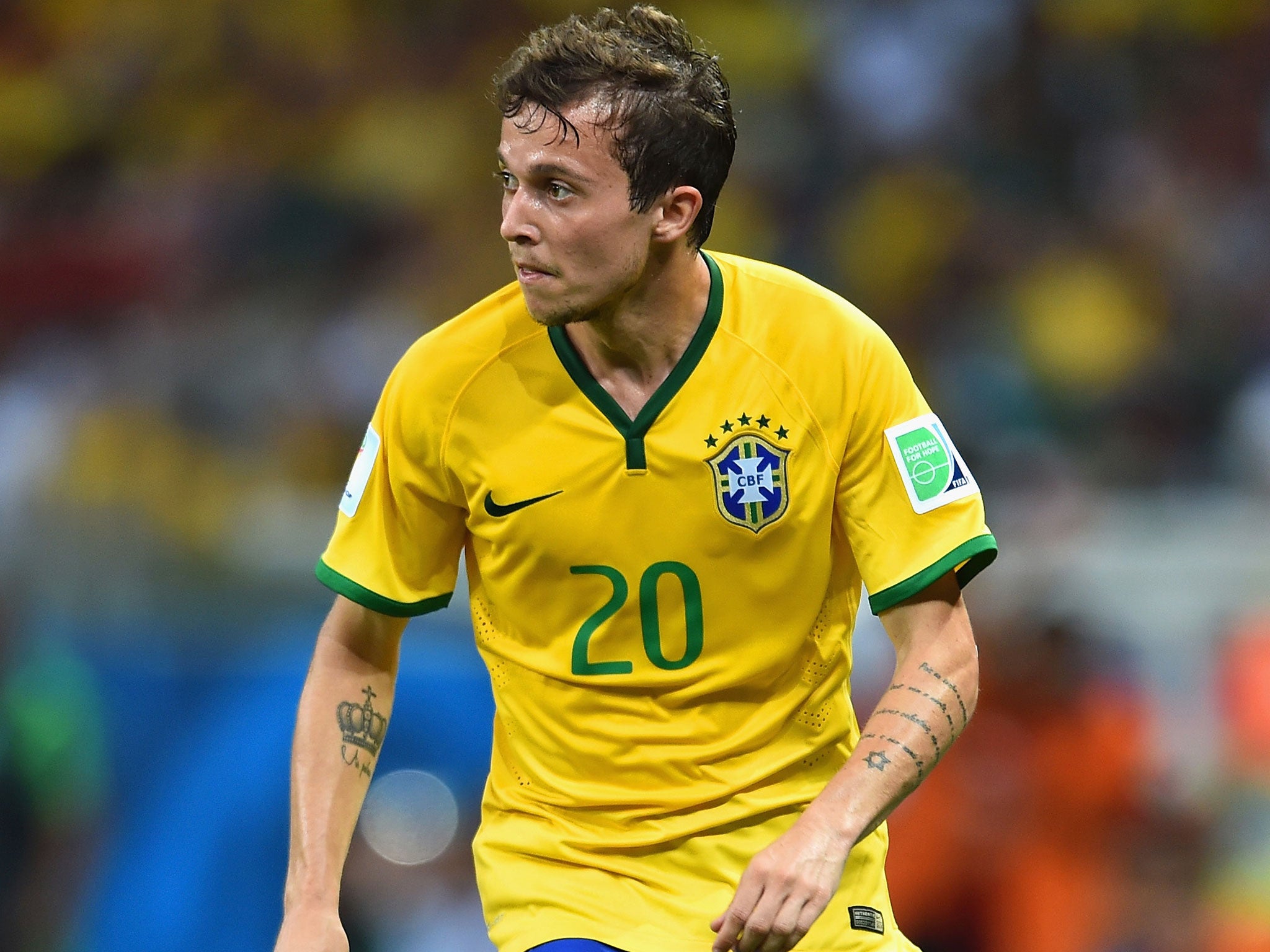 Bernard will start for Brazil