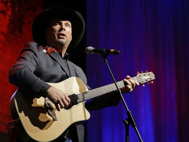 Garth Brooks pictured performing during the Nashville Songwriters Hall of Fame inductions in Nashville, Tennessee.
