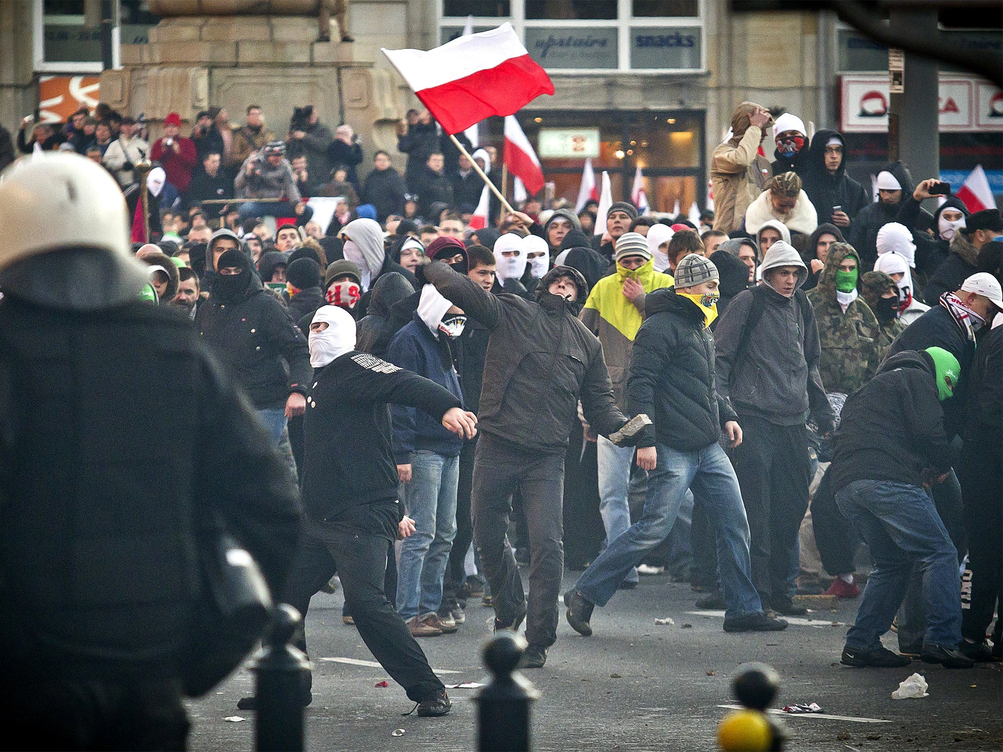 Far-right ultras have clashed with the Polish police in the past