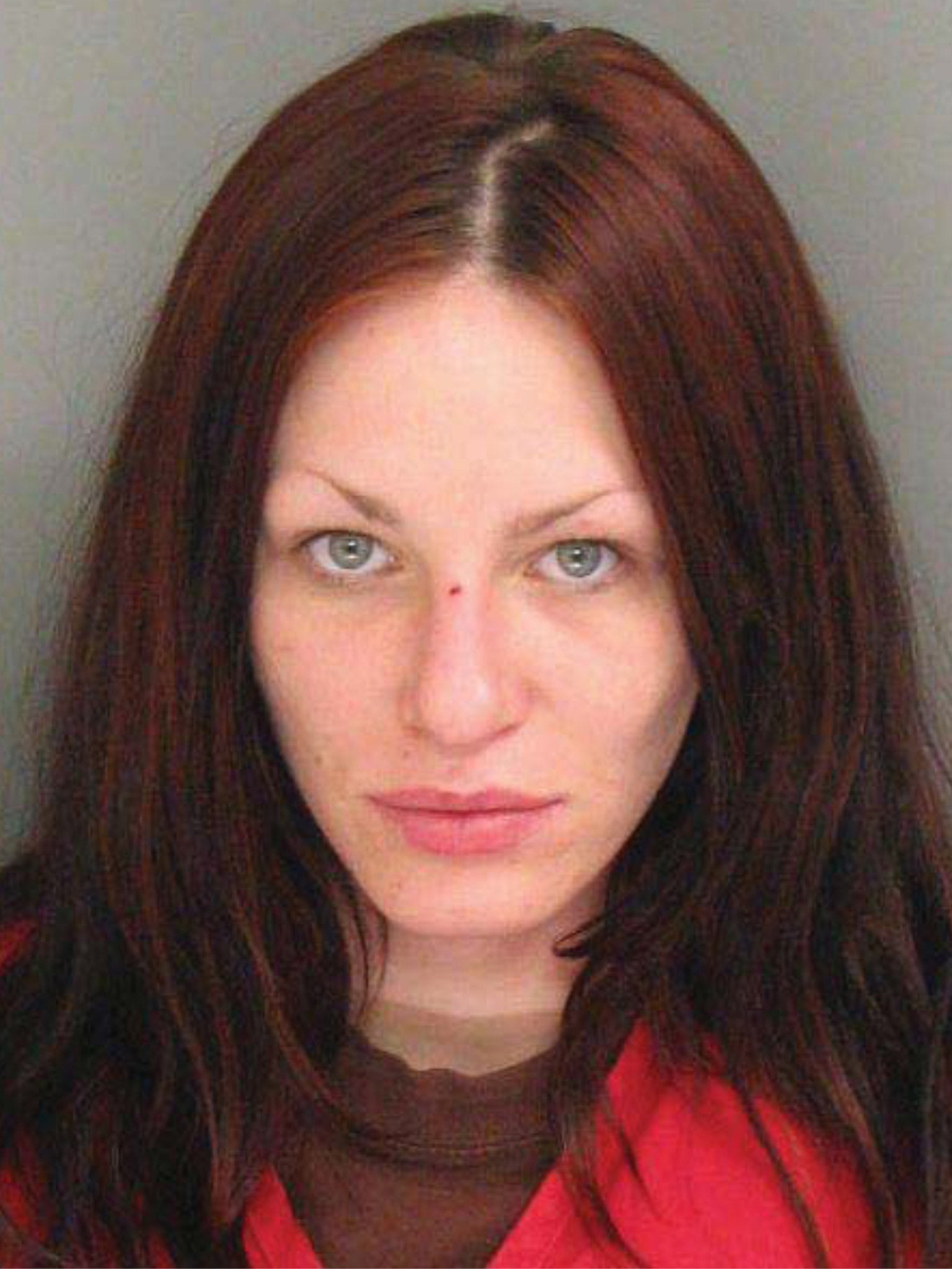 Alix Tichleman after she was booked into county jail in Santa Cruz, California