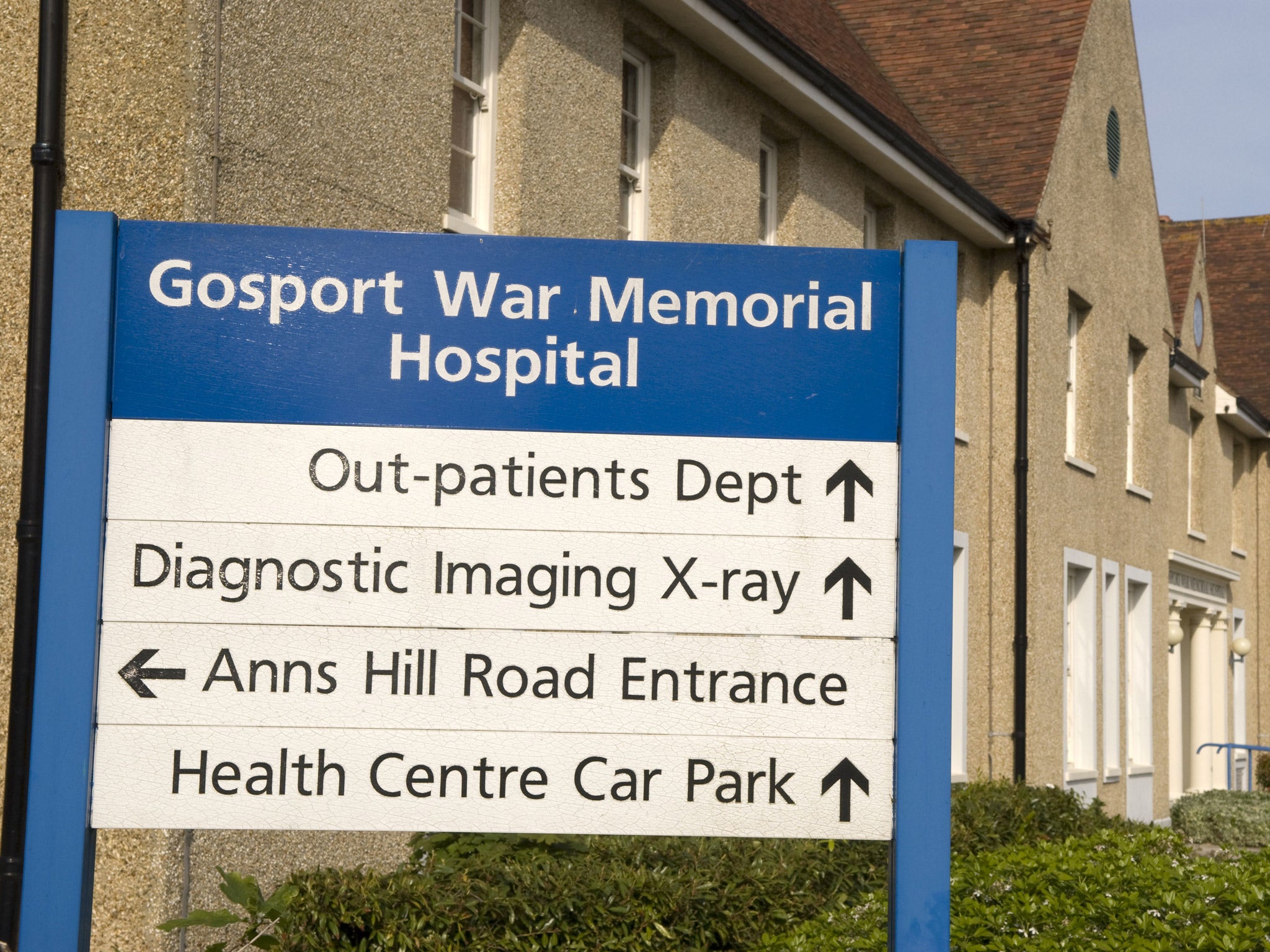 Gosport War Memorial Hospital, Hampshire